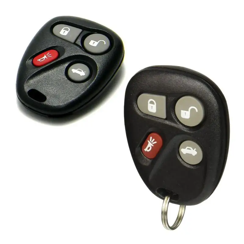

Jingyuqin Remote Car Key Shell Case For Suburban TrailBlazer Sierra Yukon H3 Isuzu Fob