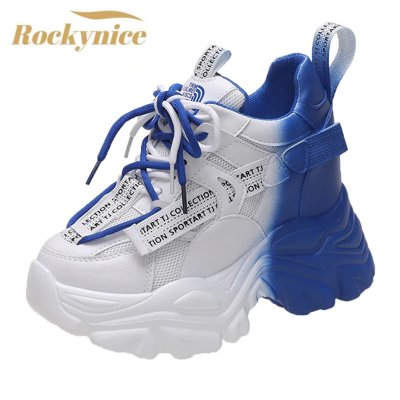 Designer Sneakers Women High Platform Shoes Casual Thick Sports