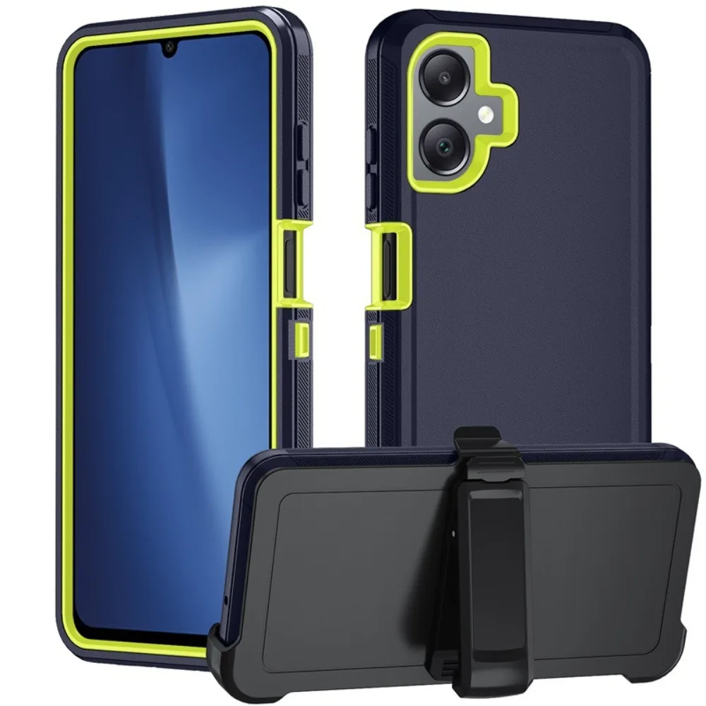 3-Layer Armor Hybrid Ott Case with Belt Clip and Defender PC Cover