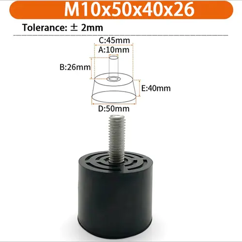 M6 M8 M10 Rubber Adjustable Feet Pad Feet Pad With Screw Table Chair Balck Leveling Foot Pad Furniture Leg Anti-shock Protection - Image 75