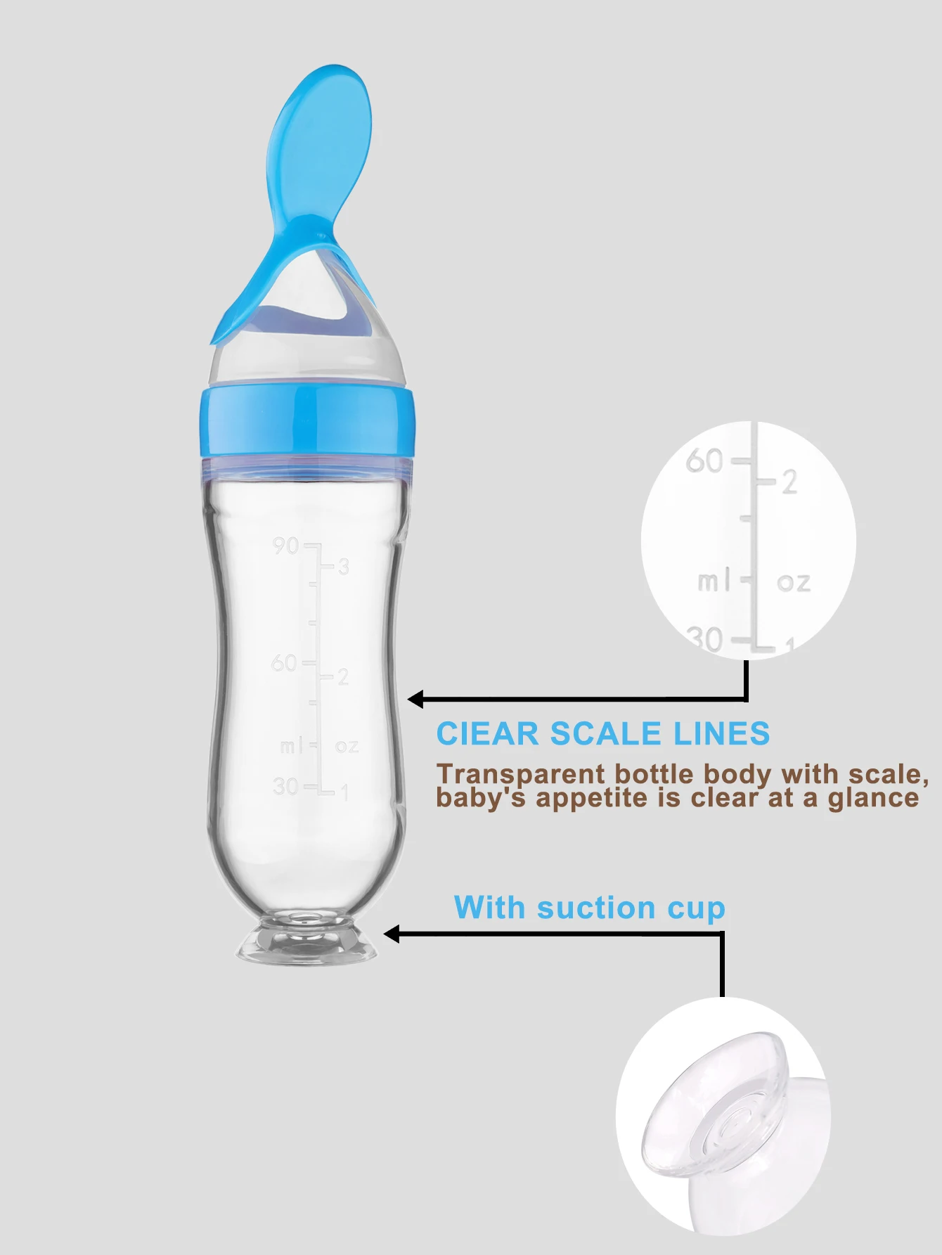 4PCS Baby Spoon Bottle Feeder Dropper Silicone Spoons for Feeding Medicine Kids Toddler Cutlery Utensils Children Accessories 4