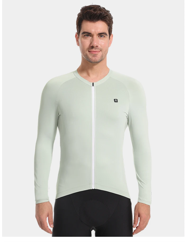 LAMEDA Radtrikot Herren Frühling Atmungsaktiv Mountain Road Bike Langarm 3 Taschen Radfahren MTB Shirt Schnell trocknende Fahrradbekleidung – Detail 16