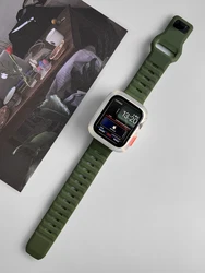 Protective Silicone Case and Strap Set for 49mm Ultra Ultra2 (Clear official green)