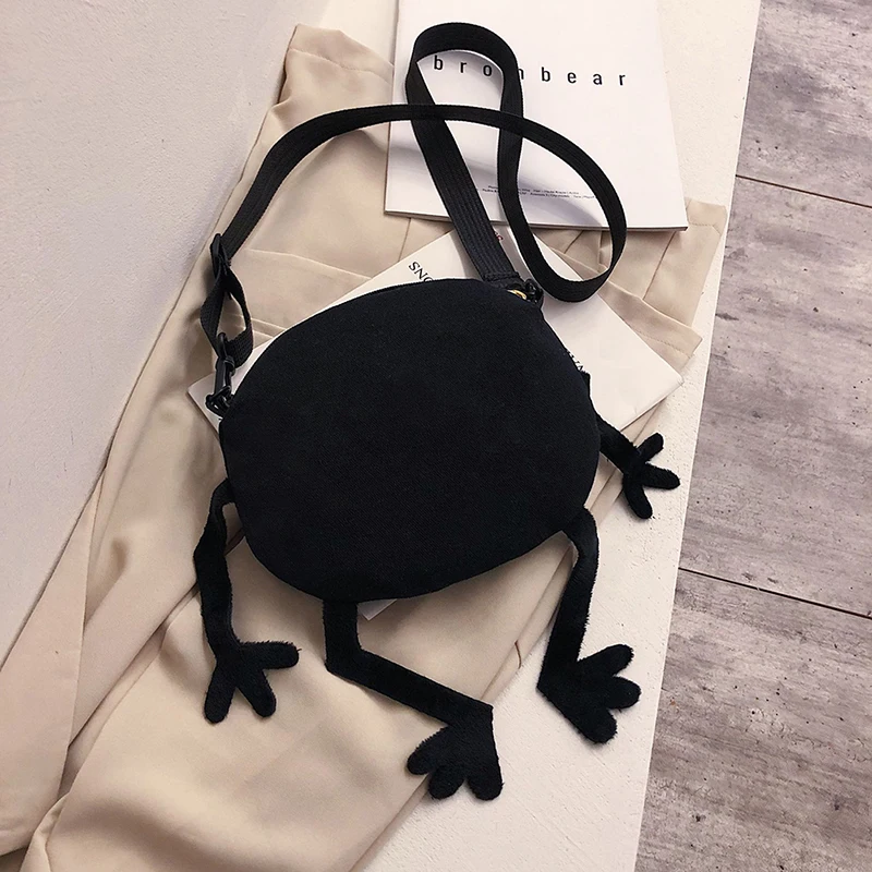 Cartoon Big-eyed Monster Women's Messenger Bag Crossbody