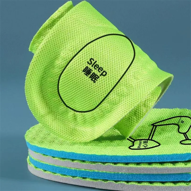 Deodorant Healthy Insoles for Shoes Massage Acupoints Arch Support