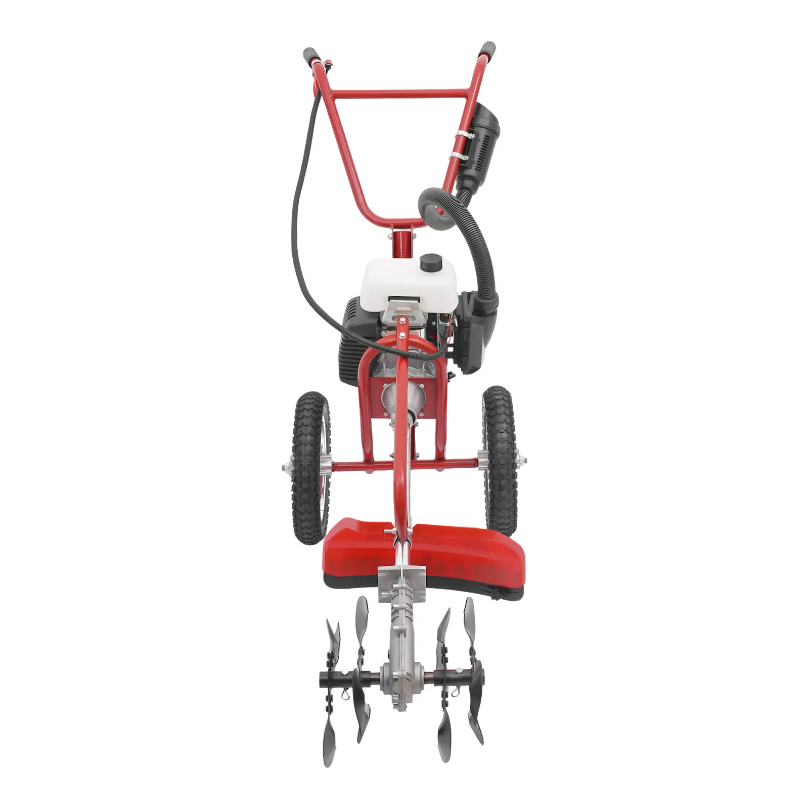 3-in-1 Handgeführter Gartenfräser 4 PS 4-Takt zum Mähen/Bodenlockerung/Graben – Detail 2