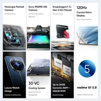 realme 12 Pro Plus 5G Smartphone 64MP Periscope Portrait Camera 50MP Sony IMX890 OIS Camera Snapdragon 7s Gen 2 Smartphone 2