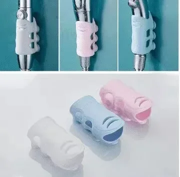 Shower Head Holder Punch-Free Shower Head Wall Mounting Bracket Silicone Suction Cup No Drill Need for Marble Glass Ceramic