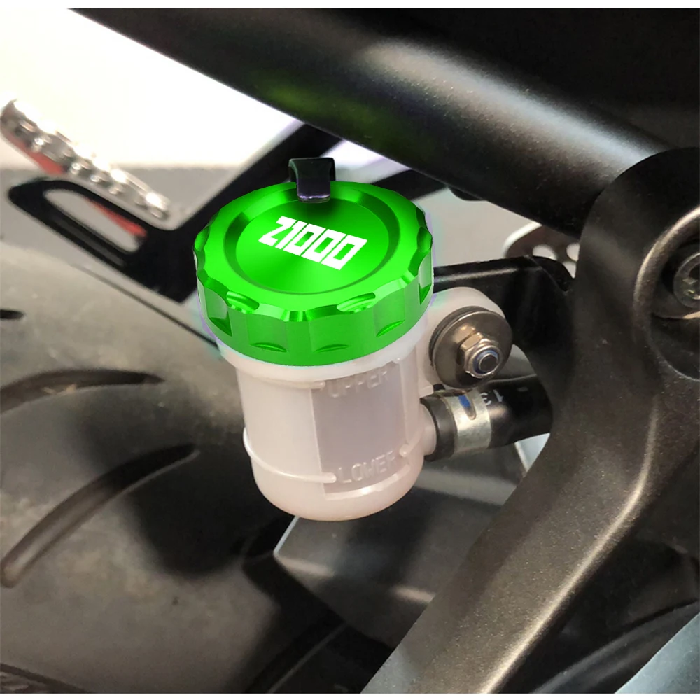 

For Kawasaki Z1000 2010-2013 2014 2015 2016 2017 2018 2019 2020 2021 2022 2023 Rear Brake Fluid Cylinder Cap Reservoir Cover