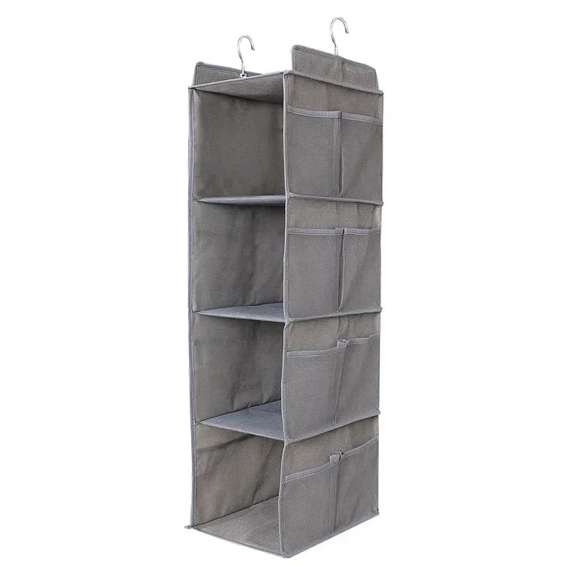 

Подвесной шкаф для дома утолщенный органайзер для хранения нижнего белья общежития пыленепроницаемый нетканый мешок для носков ткань