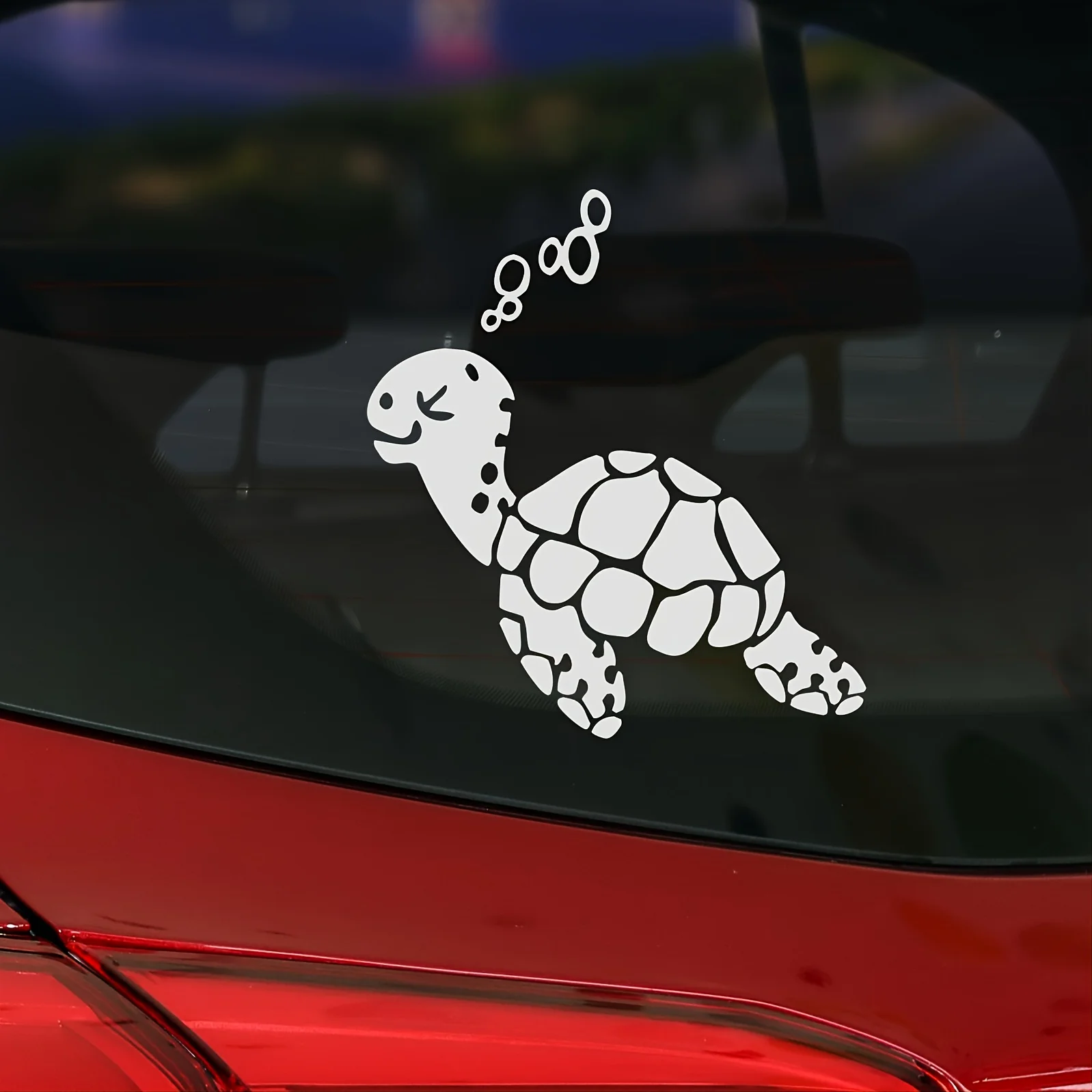 

Funny Cute Turtle Car Sticker Car Trucks Vans Window Motorcycle Helmet Wall Laptop Landscaping Decoration Sticker