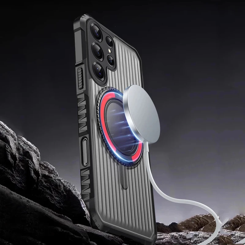 Magnetic 360 Ring Stand Shockproof Phone Case