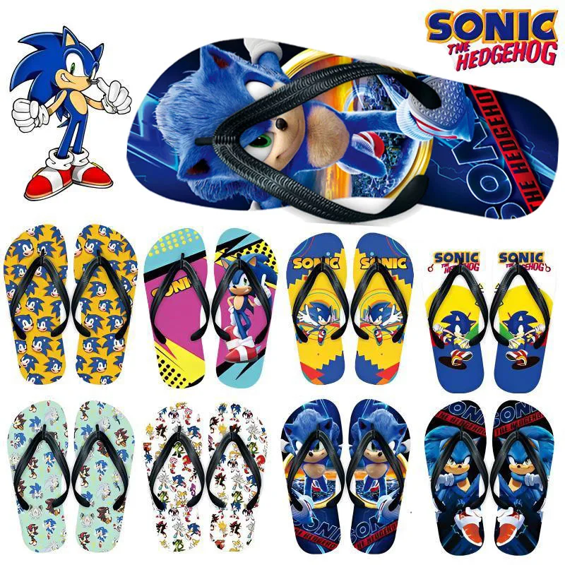 Sonic the Hedgehog - Infradito da bagno per bambini, Multicolore