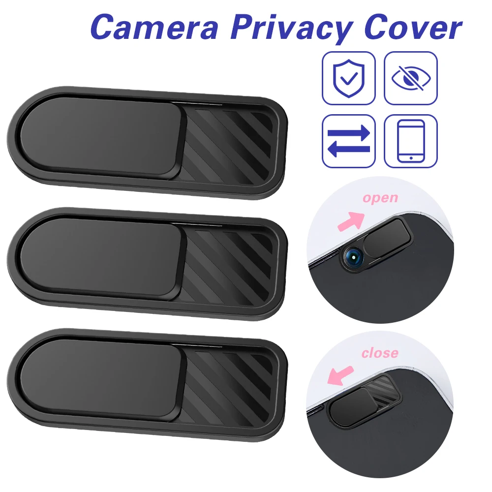 1/10PCS Camera Privacy Covers for IPhone Samsung Phones IPad Tablet Macbook Laptop PC Universal Len Peek-proof Slider Sticker