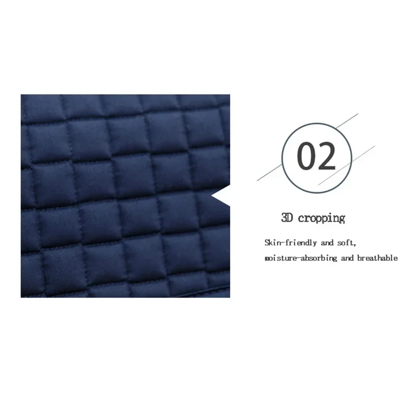 Equestrian Sweat Absorbent Pad 3D Sweat Absorbing Saddle Pad Comfort Shock Absorption Horse Equipment