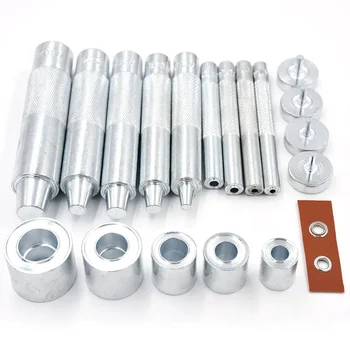 1 set 3.5mm-22mm occhiello occhiello impostazione Kit di attrezzi perforatore taglierina fatta a mano in pelle fai da te accessori artigianali acciaio al carbonio