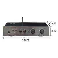 2x250W Active Amplifier 5.0 Bluetooth Pre-Stage Amplifiers 4-8Ω Hi-Res Amp USB Lossless Audio For Home Theater Active Subwoofer 6