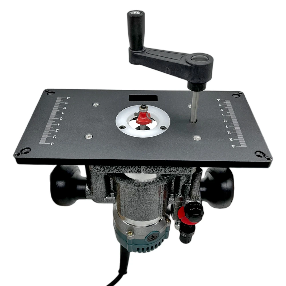 Woodworking Router Lift System W/ 220V Trimming Machine and Aluminum