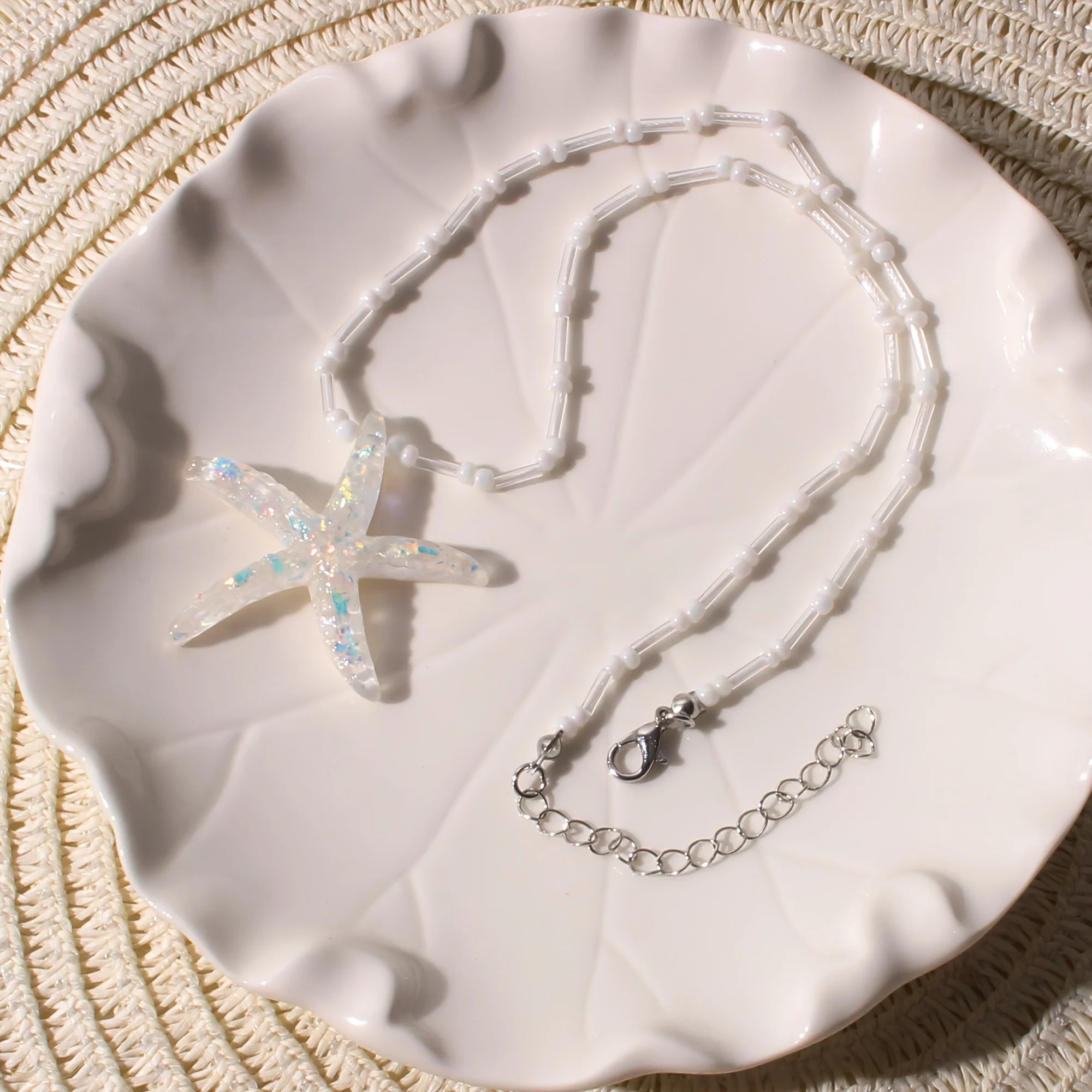 Glittering Lagoon Starfish Necklace Sae6af673d1124462b2b1272abd26597d9