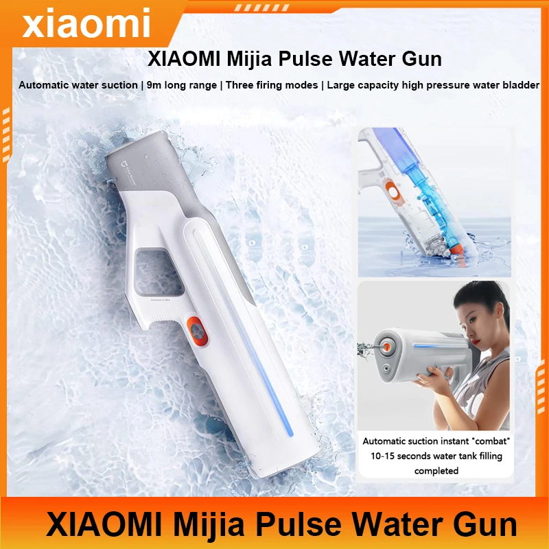 XIAOMI Mijia Pulse Water Gun Large Capacity 9m range Three firing Mode Safe High Pressure Water