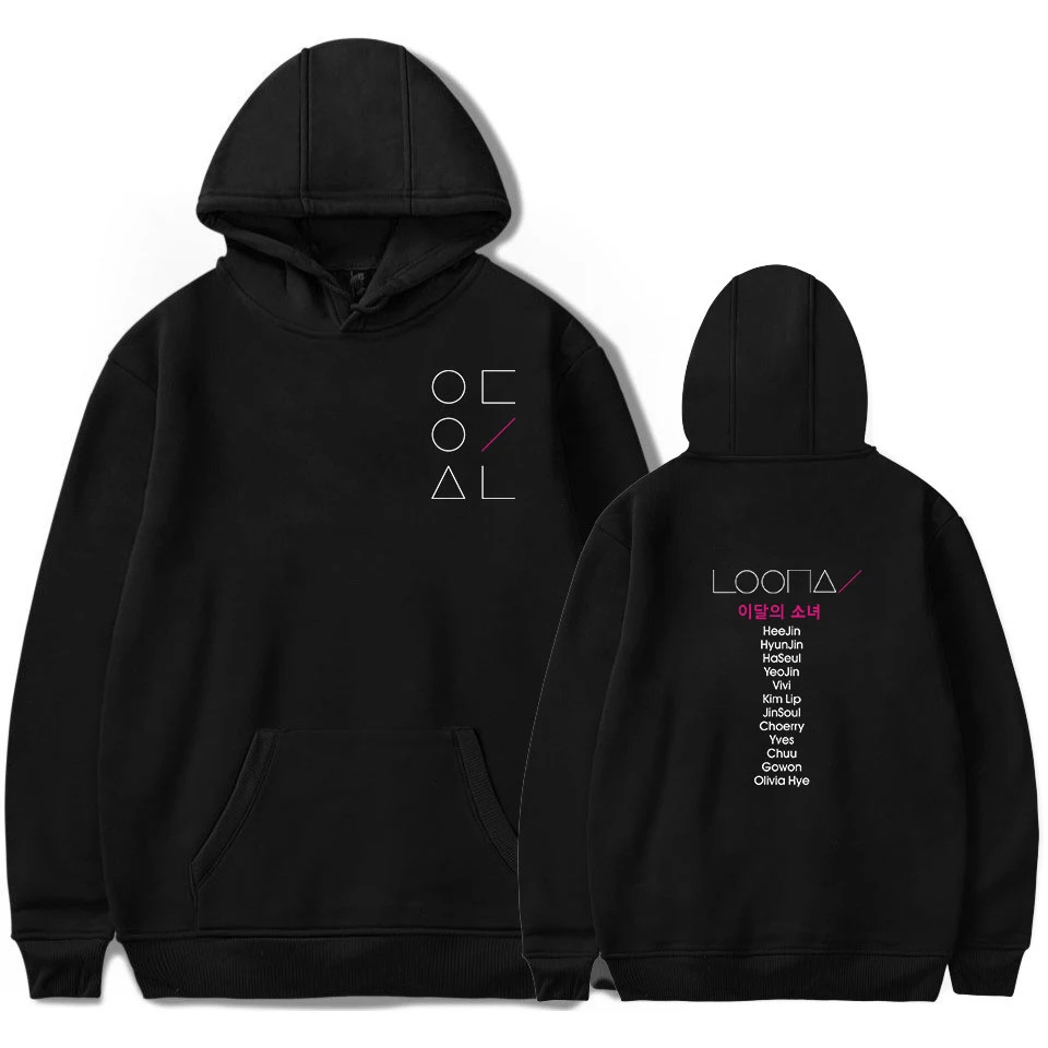 

LOONA The Same Style Sweatshirt Hoodies Women Men Cotton Long Sleeve Sweatshirts Hoodie XXS-4XL Jacket Coat Kpop Clothes