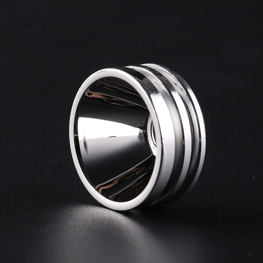 Smooth / Orange Peel Reflector for Convoy S21A S21B S21E Flashlgiht Size 23.1*11.6mm Bottom Hole 7mm