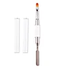 Dual Ended Nail Art Brush Acrylic UV Gel Extension Flower Drawing Pen UV Gel Remover Spatula Stick Manicure Accessories Tool 6