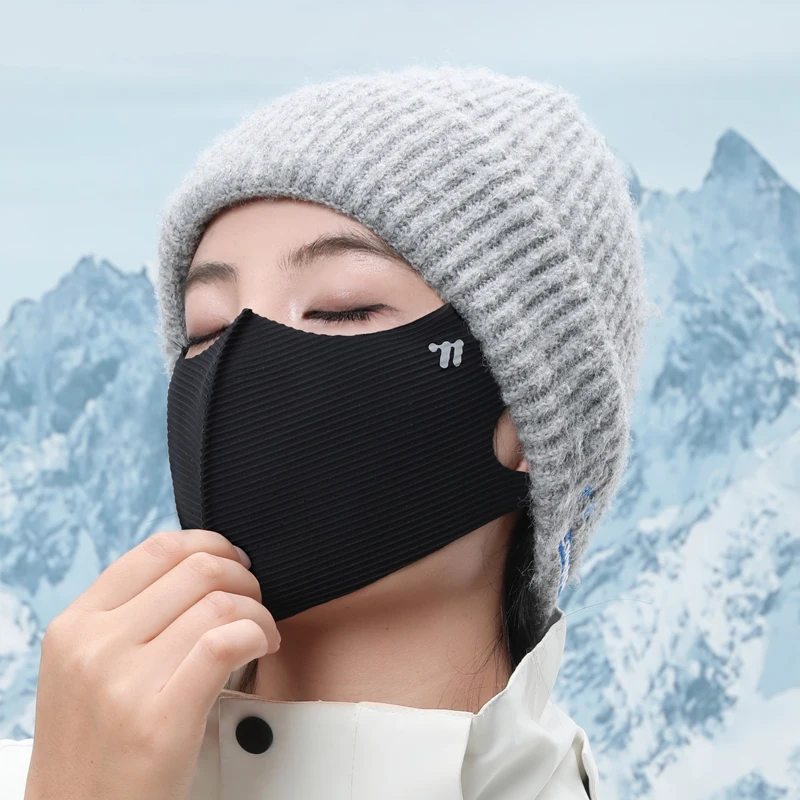 WEST BIKING Autumn Winter 3D Face Mask Outdoor Windproof UV Protection Breathable Sports Mask ​​10A Antibacterial Fabric​
