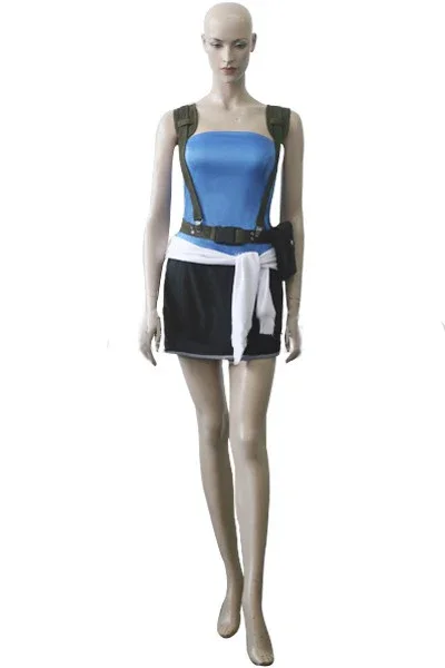 Jill Valentine Cosplay Costume Custom Made Full Set for Girls Halloween Party Cosplay