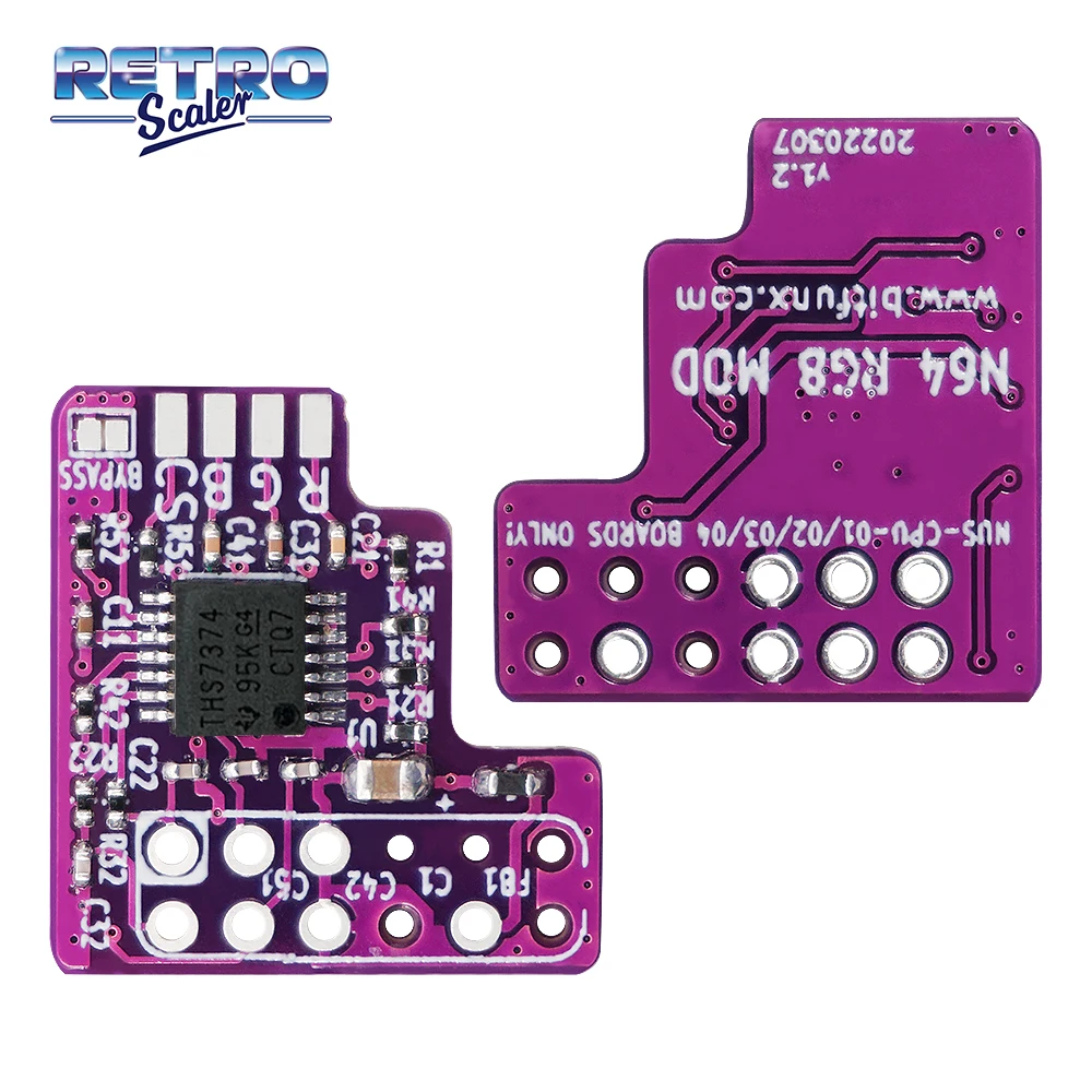 etc Onkel eller Mister Saks RetroScaler RGB MOD Kit THS7374 Amp Chip For N64 NTSC + RGB/Scart Cable +  OSSC Kit For Retro Game Console| | - AliExpress