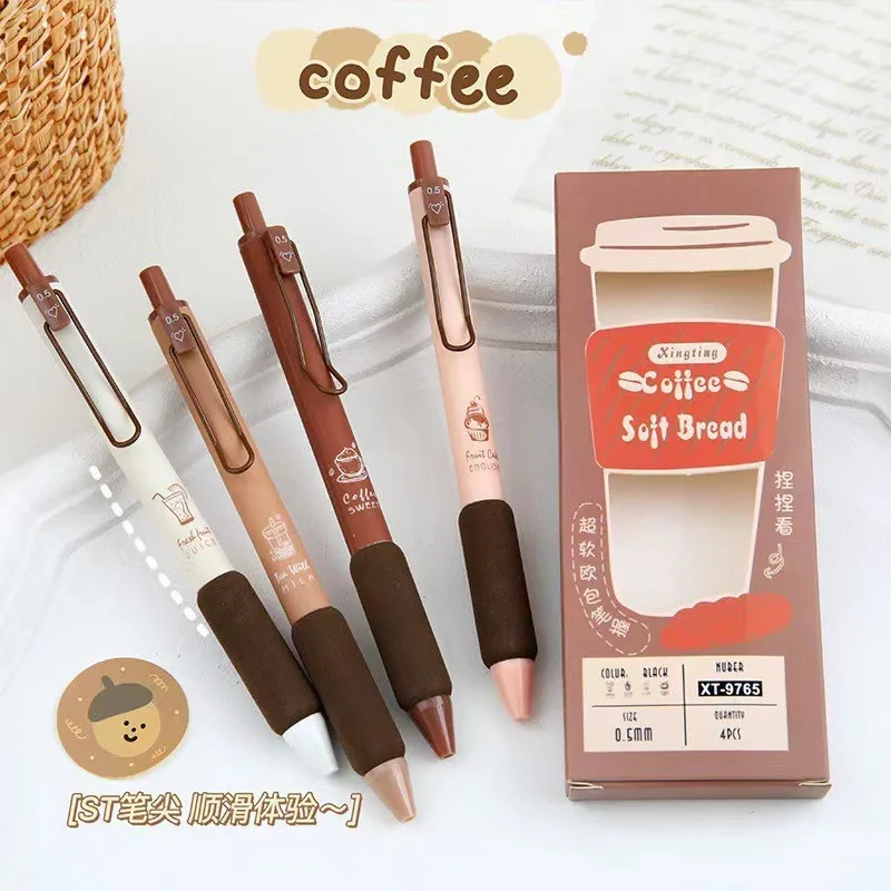 

Yatniee 4 шт. искусственная ручка корейские школьные принадлежности эстетические ручки японские кавайные канцелярские ручки для письма офисные аксессуары