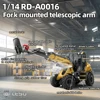 LESU AOUE AT1050 Hydraulic RC 1/14 Metal Telescopic Arm Fork Loader Painted Assembled Car Model With Light Sound Set TH23755 1