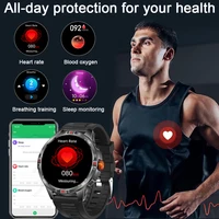 T-Rex 3 Military 1000mAh Battery Smart Watch Adult Men Compass Bluetooth Call AMOLED Screen Heart Rate Waterproof SmartWatches - Image 6