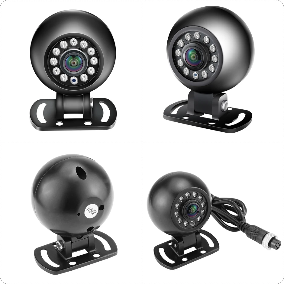 GreenYi 2023 Ʈ   IR ī޶, IPS ġ, 4CH  ȭ, MP5 DVR  , AHD 1080P, 10.1 ġ