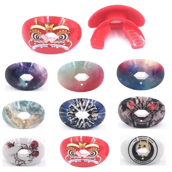Football mouth lipguard guard fierce against sports guard hockey guard a variety of patterns 1