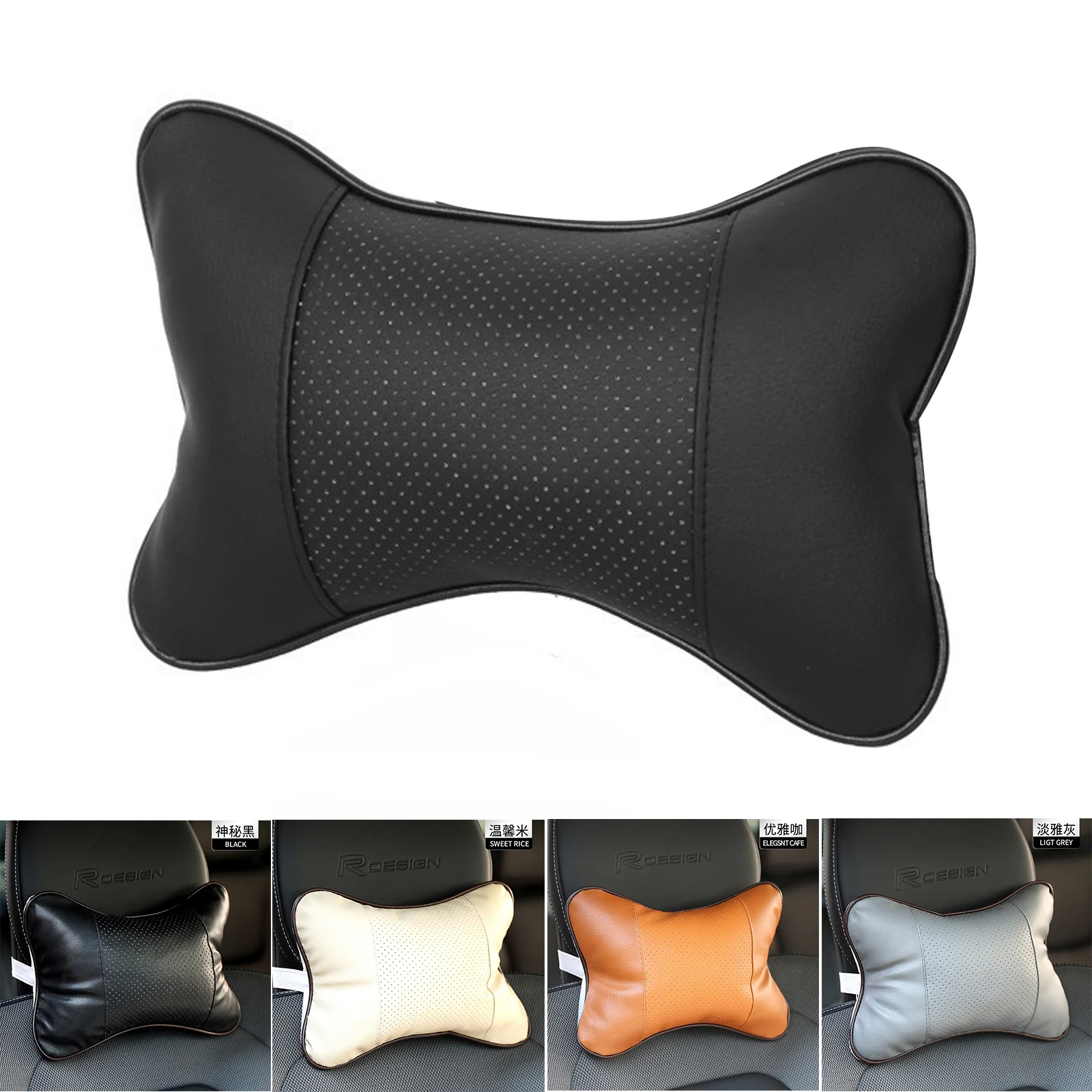 Car Seats Neck Pillow Breathable Auto Head Neck Rest Cushion Relax Support Cervical Headrest Comfortable Soft Car Pillow