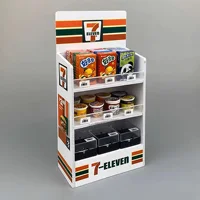 Kids Miniature Shop Food Toys Mini Freezer Furniture Shelf Items Cool Drink Handcraft Dollhouse Simulation Scenario Display Show 2