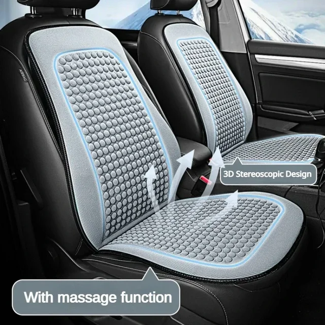 Car Cushion Summer Cool Cushion Ice Silk Seat Cover Cars Cushion Seasonal Universal Cool Cushions Cool slick 1