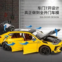 1:24 Lamborghini URUS suv Modified version Diecast Metal Alloy Model car Sound Light Pull Back Collection Kids Toy Gifts 2