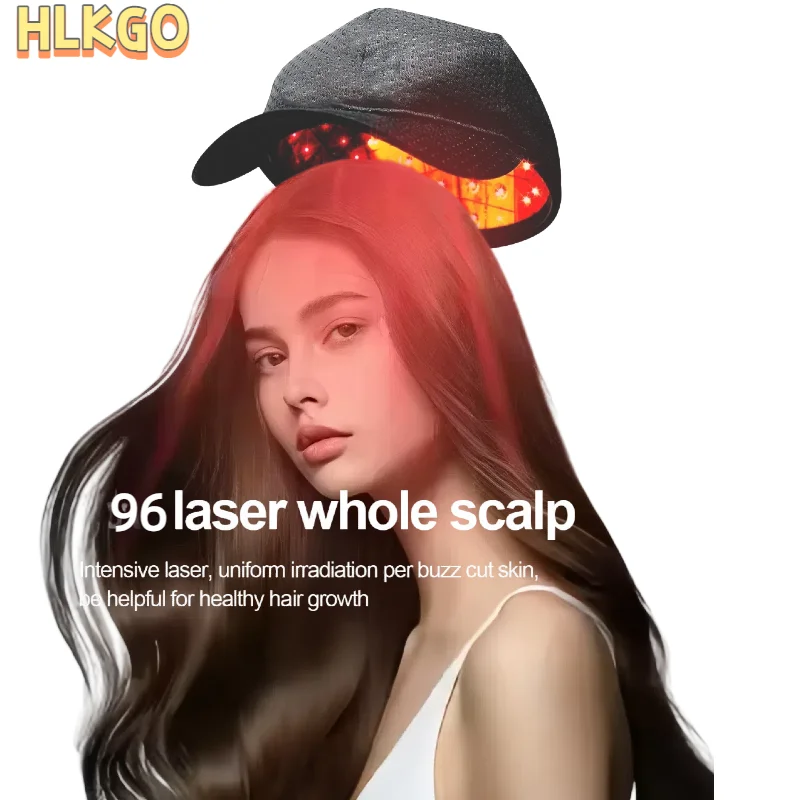 CE Certified 96 Lasers Hair Growth Cap 650nm 5mW for Hair Regrowth and Scalp Treatment