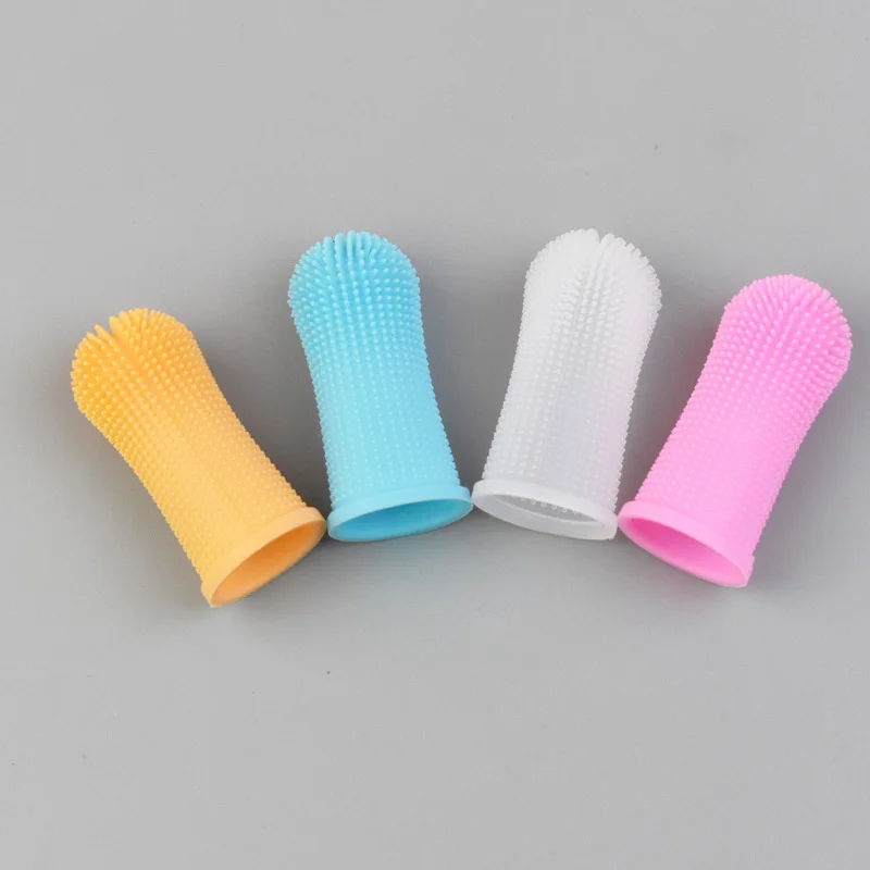 Title 8, Pet Silicone Toothbrush Pet Oral Cleaning Dog F...