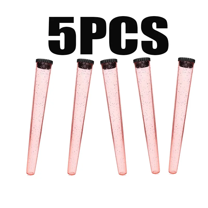 1 סט / 5 חתיכות צלחת תבלין ורודה צנצנת ומגש גלגלת + 1 צינור גלגלת כלי עישון