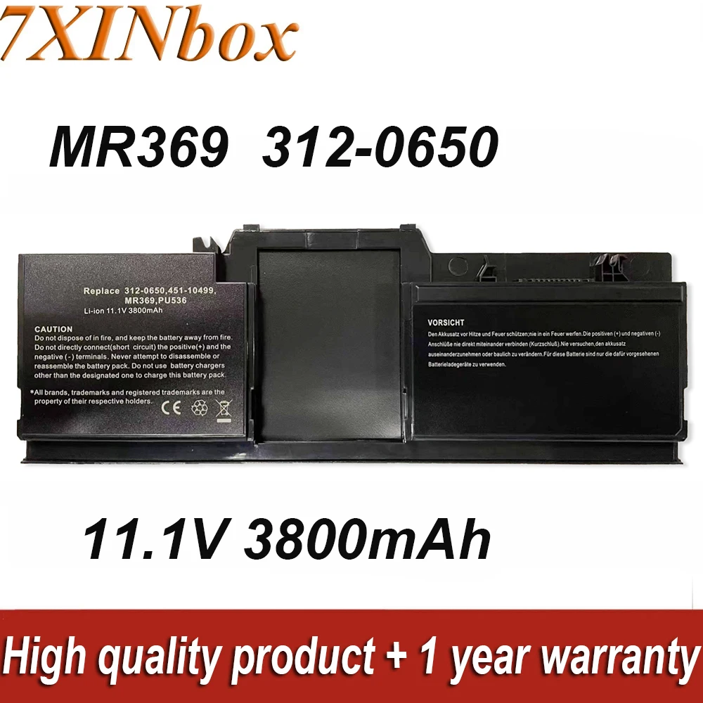 7Xinbox Mr369 Pu536 11.1V 3800Mah Batteria Per Laptop Per Dell Latitude Xt Xt2 Xt2 Xfr Series Notebook 312-0650 312-0855