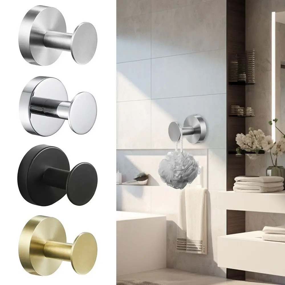 

Waterproof Suction Cup Hook Durable Hanging Stainless Steel Shower Hook Coat Hook Bathroom Accessories