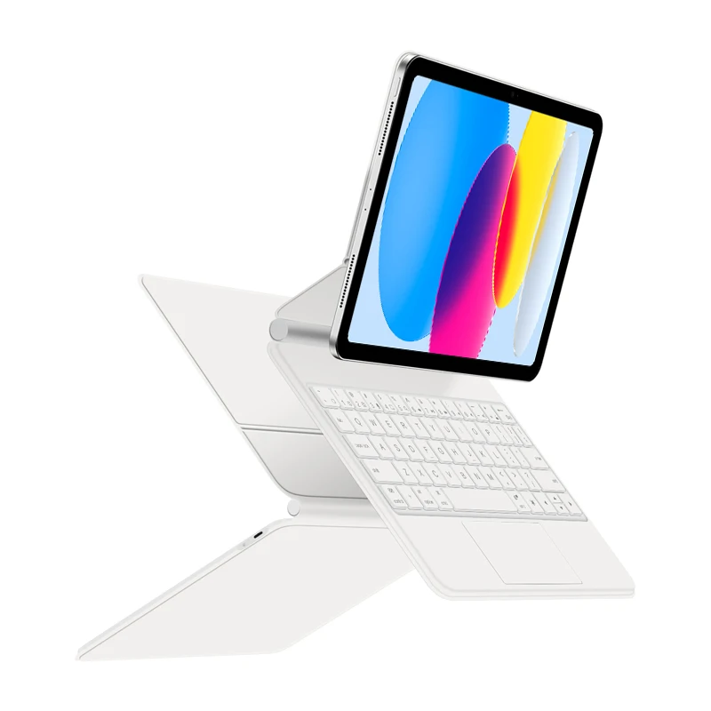 Folio-magic Keyboard para Ipad Smart Keyboard Português Espanhol Francês Coreano Árabe Alemão Japonês 2023 10.9 in - Imagem 6
