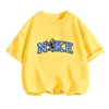 Fashion Disney Stitch Tshirt Summer Teen Short Sleeve Tops T-shirt Boy Girl Kids 3-14 Years Old Baby Sports Jersey Clothing 4