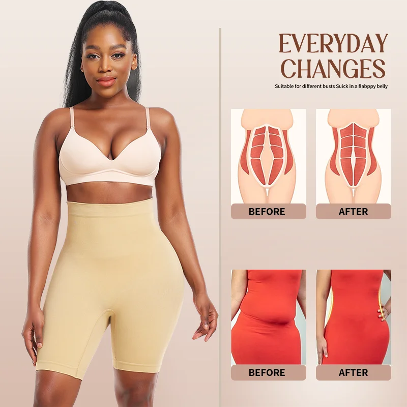 Butt Lifter Control Panties Shapewear Women High Waist Slimming Lingeries Shaper Seamless Tummy Control Hip Enhance Briefs Fajas
