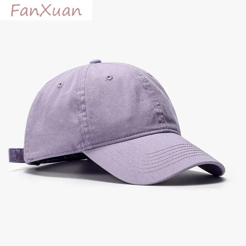 

High Quality Cotton Baseball Cap for Men Summer Hat Woman Fashion Snapback Hat Pure Color Women's Caps
