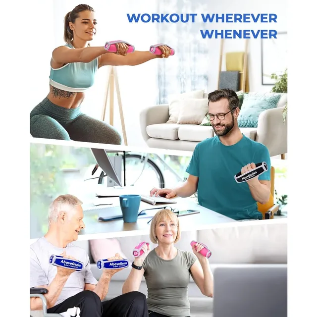 Soft Dumbbell Set with Hand Straps 5