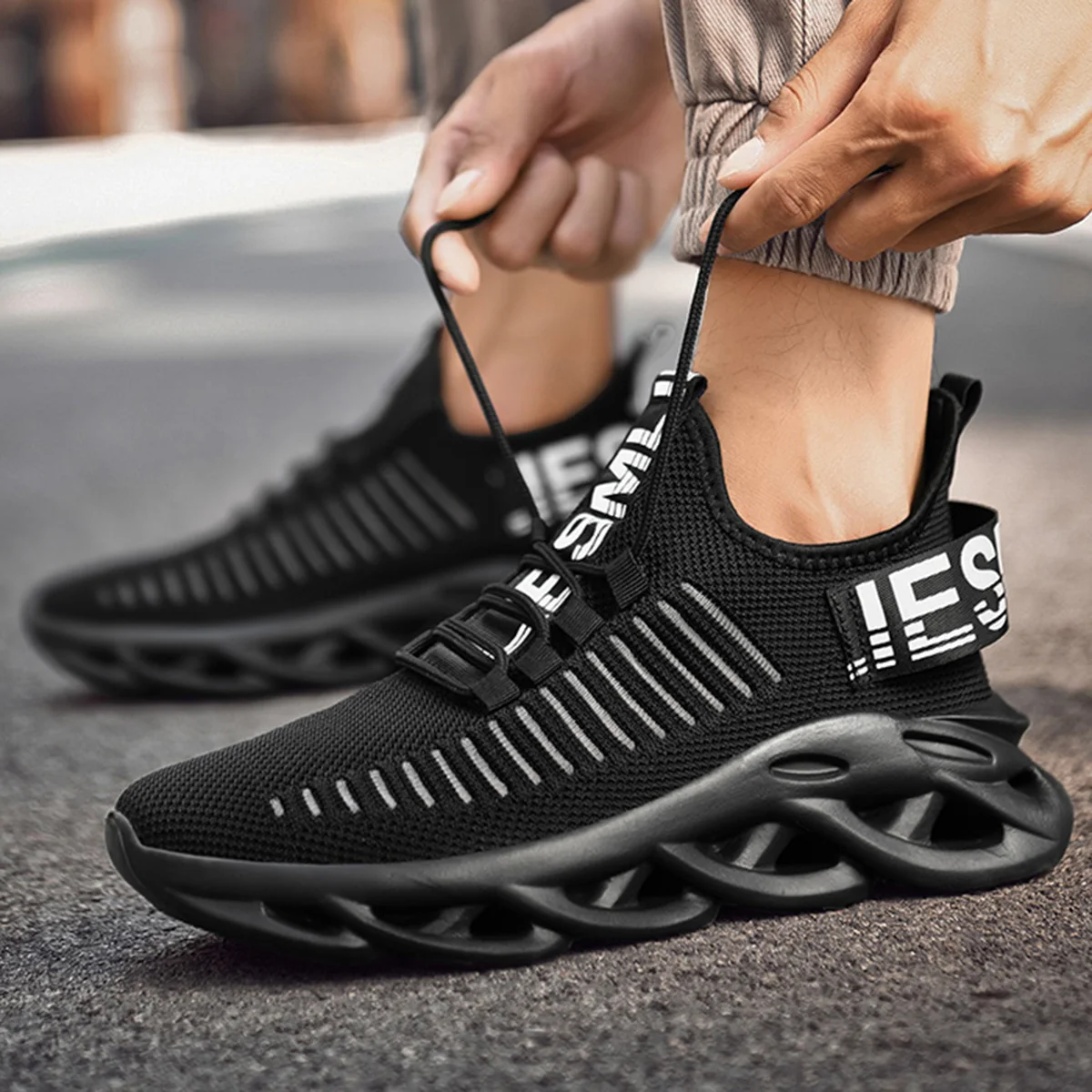 Running Shoes Men Sneakers Men Shoes Comfortable Sneakers Breathable Running Shoes For Men Mesh Tenis Sport Waling Sneakers